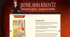 Desktop Screenshot of jayneannkrentz.com